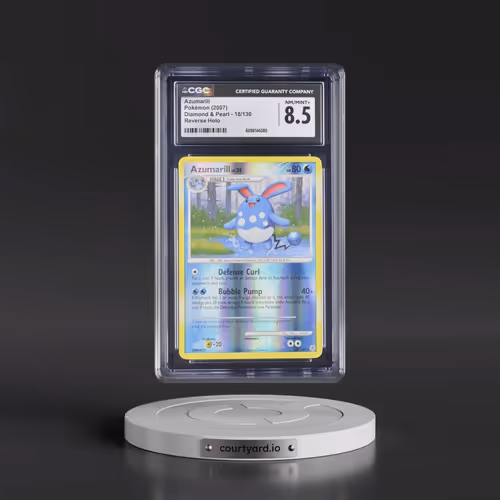 2007 Diamond & Pearl #18/130 Azumarill - Reverse Holo (CGC 8.5 NM-MT+)