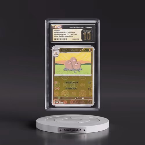 2023 Pokémon Card 151 #051/165 Dugtrio - Reverse Holo Poké Ball (CGC 10 PRISTINE)