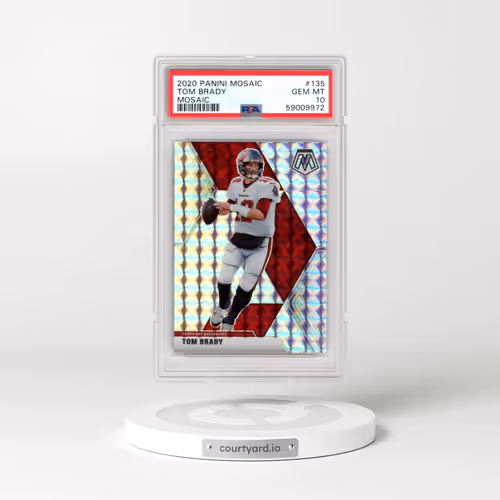 2020 Panini Mosaic #135 Tom Brady - Mosaic (PSA 10 GEM MINT)