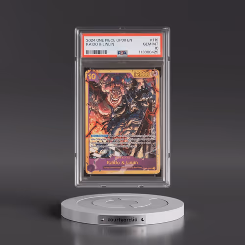 2024 One Piece OP08-Two Legends #119 Kaido & Linlin (PSA 10 GEM MINT)