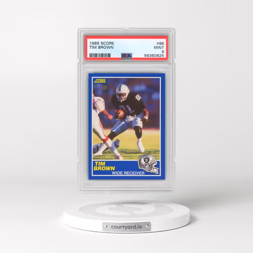 1989 Score #86 Tim Brown (PSA 9 MINT)