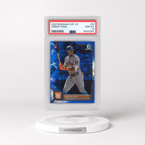 2022 Bowman Chrome Sapphire Edition #35 Jeremy Pena (PSA 10 GEM MINT)