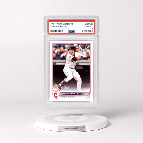 2022 Topps Update #US261 Steven Kwan (PSA 10 GEM MINT)