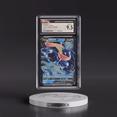 2019 Fusion Strike #073/264 Greninja V - Holo (CGC 9.5 MINT+)