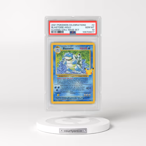 2021 Pokémon Celebrations Classic Collection #2 Blastoise - Holo (PSA 10 GEM MINT)