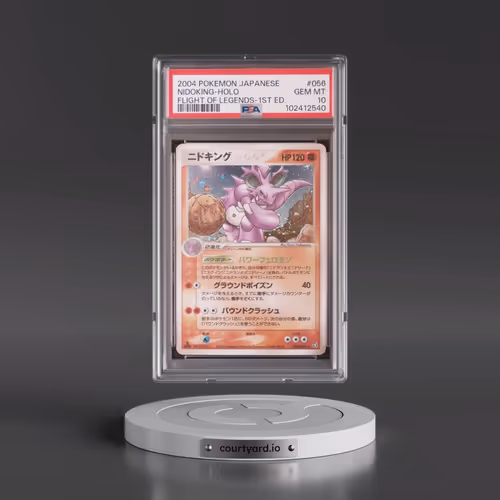 2004 Pokémon Flight of Legends #056 Nidoking - 1st Edition Holo (PSA 10 GEM MINT)