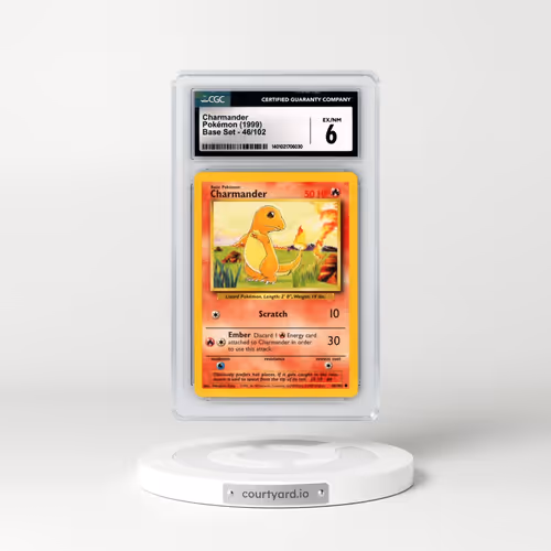 1999 Base Set #46/102 Charmander (CGC 6 EX-NM)