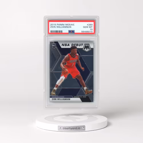 2019 Panini Mosaic #269 Zion Williamson (PSA 10 GEM MINT)