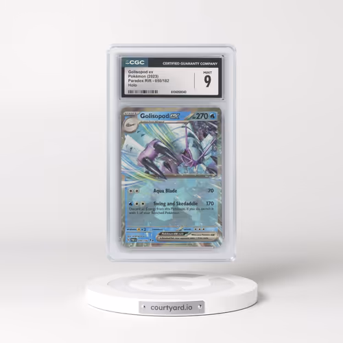 2023 Pokémon Par EN-Paradox Rift #050 Golisopod EX - Holo (CGC 9 MINT)