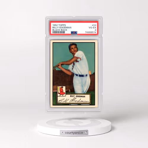 1952 Topps #23 Billy Goodman - Black Back (PSA 4 VG-EX)