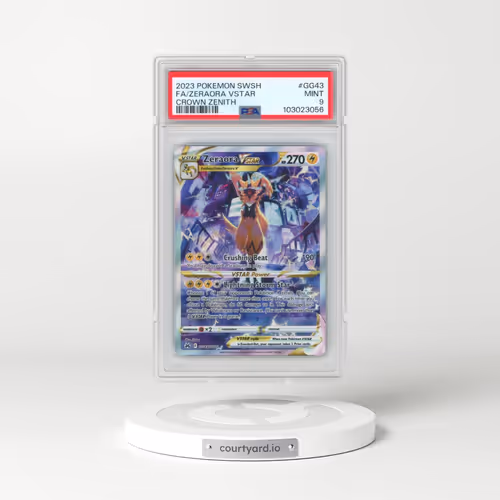 2023 Pokémon Sword and Shield Crown Zenith #GG43 Zeraora Vstar - Full Art (PSA 9 MINT)