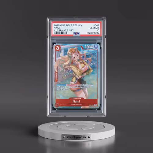 2025 One Piece Starter Deck ST21-EX Gear 5 #009 Nami - Alternate Art (PSA 10 GEM MINT)
