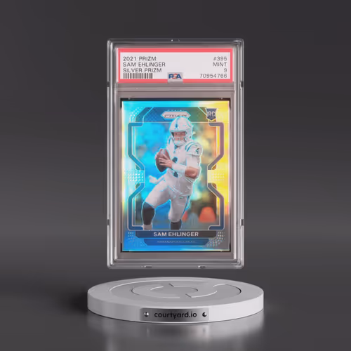 2021 Panini Prizm #395 Sam Ehlinger - Silver Prizm (PSA 9 MINT)