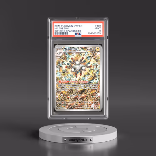 2024 Pokémon Svp EN-SV Black Star Promo #159 Magneton - Surging Sparks Elite Trainer Box (PSA 9 MINT
