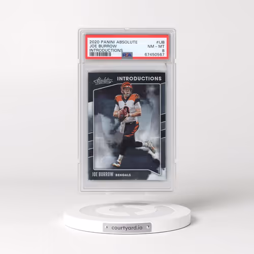 2020 Panini Absolute Introductions #IJB Joe Burrow (PSA 8 NM-MT)