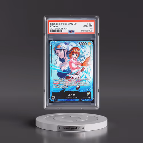 2025 One Piece Japanese OP12-Legacy of the Master #081 Koala - Alternate Art (PSA 10 GEM MINT)