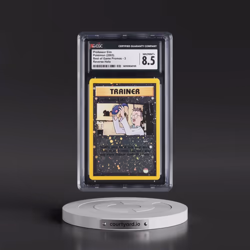 2003 Best of Game Promos #3 Professor Elm - Reverse Holo (CGC 8.5 NM-MT+)
