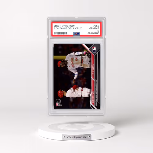 2023 Topps Now #750 Elly de La Cruz/Shohei Ohtani (PSA 10 GEM MINT)