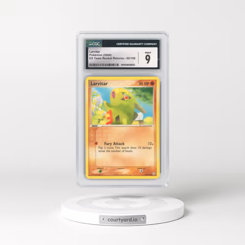 2004 EX Team Rocket Returns #62/109 Larvitar (CGC 9 MINT)