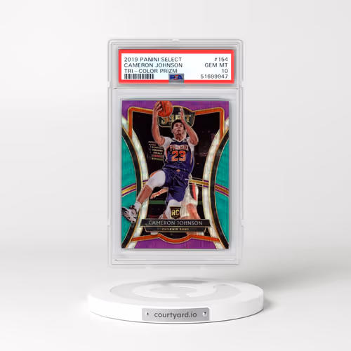 2019 Panini Select #154 Cameron Johnson - Tri-Color Prizm (PSA 10 GEM MINT)