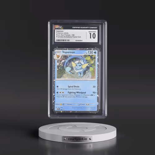 2023 Black Star Promos - Scarlet & Violet SVP EN #168 Vaporeon - Prismatic Evolutions Poster Collect