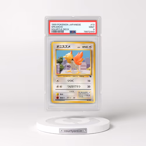 1999 Pokémon Squirtle Deck #13 Spearow (PSA 9 MINT)