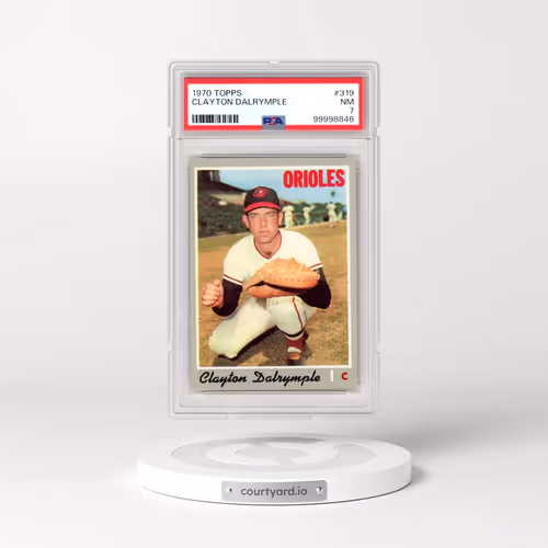 1970 Topps #319 Clayton Dalrymple (PSA 7 NM)