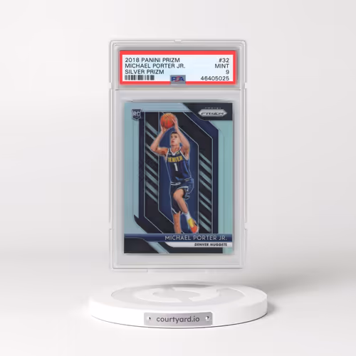 2018 Panini Prizm #32 Michael Porter Jr. - Silver Prizm (PSA 9 MINT)