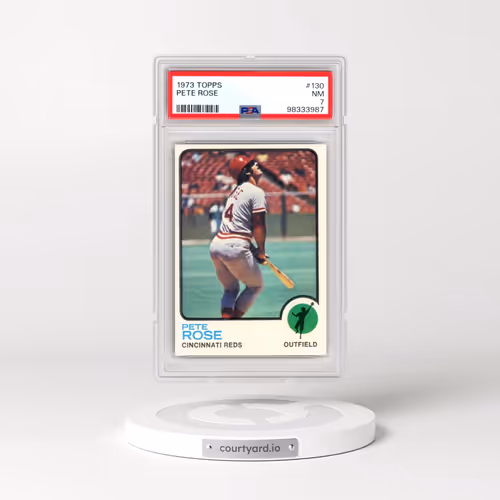 1973 Topps #130 Pete Rose (PSA 7 NM)