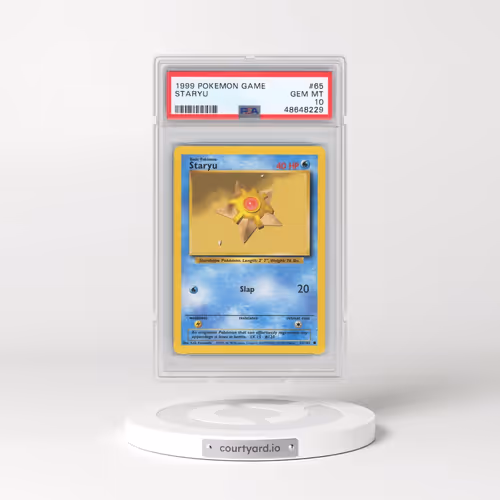 1999 Pokémon Game #65 Staryu (PSA 10 GEM MINT)