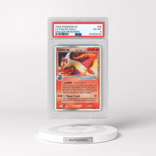 2006 Pokémon EX Dragon Frontiers #95 Latias EX - Holo Holo (PSA 6 EX-MT)
