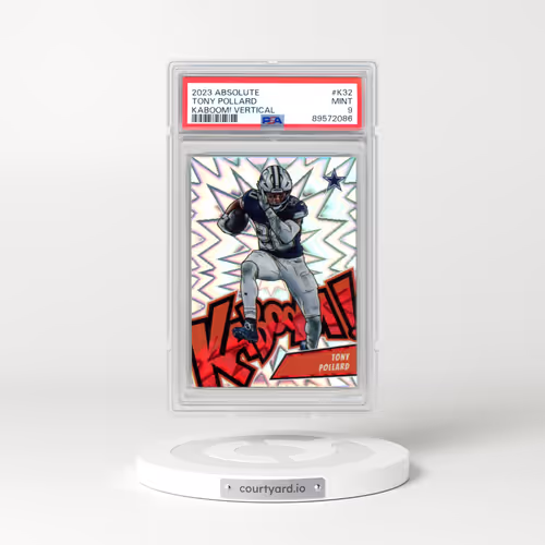 2023 Panini Absolute Kaboom! Vertical #K32 Tony Pollard (PSA 9 MINT)