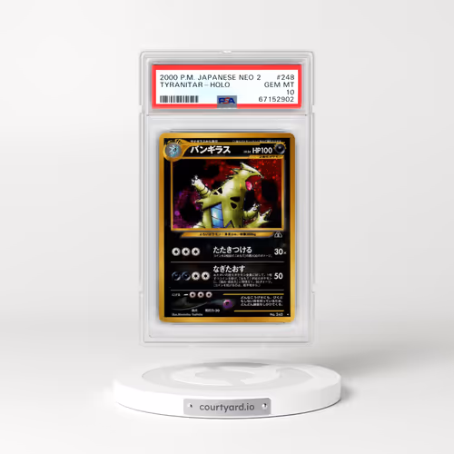 2000 Pokémon Neo 2 #248 Tyranitar - Holo (PSA 10 GEM MINT)