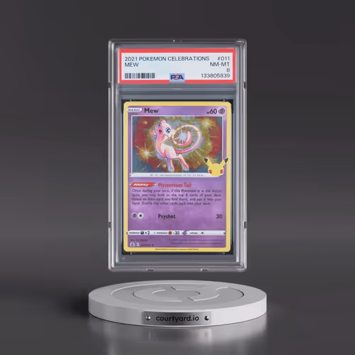 2021 Pokémon Celebrations #011 Mew (PSA 8 NM-MT)