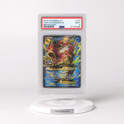 2016 Pokémon XY Breakpoint #115 M Gyarados EX - Holo Full Art (PSA 9 MINT)