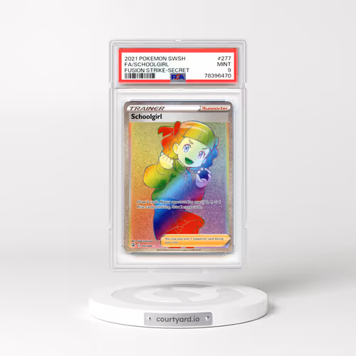 2021 Fusion Strike #277 Schoolgirl - Full Art Holo (PSA 9 MINT)