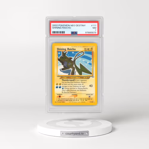 2002 Pokémon Neo Destiny #111 Shining Raichu - Holo (PSA 7 NM)