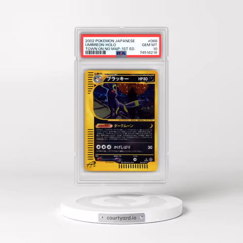 2002 Pokémon the Town on No Map #068 Umbreon - 1st Edition Holo (PSA 10 GEM MINT)