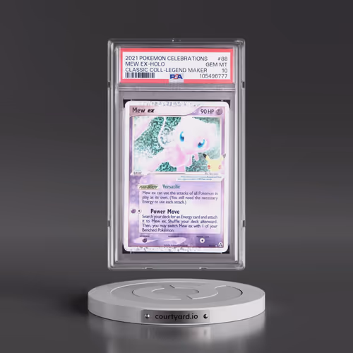 2021 Pokémon Celebrations Classic Collection #88 Mew EX - Holo Holo (PSA 10 GEM MINT)