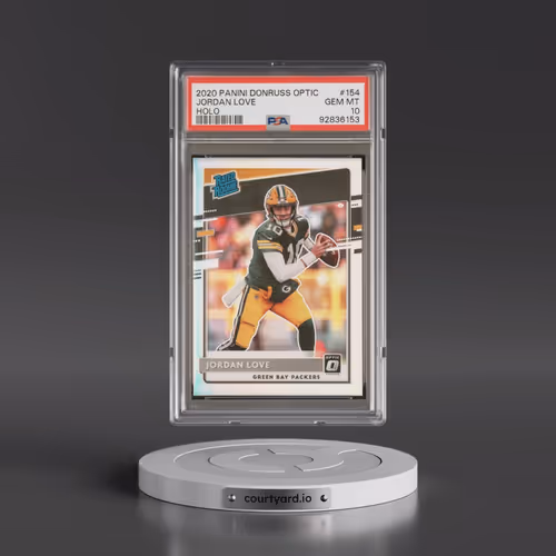 2020 Panini Donruss Optic #154 Jordan Love - Holo (PSA 10 GEM MINT)