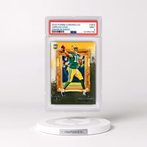 2020 Panini Chronicles Gridiron Kings #GK4 Jordan Love (PSA 9 MINT)