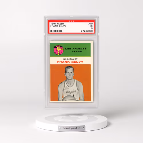 1961 Fleer #40 Frank Selvy (PSA 5 EX)