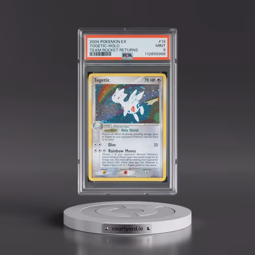 2004 Pokémon EX Team Rocket Returns #14 Togetic - Holo (PSA 9 MINT)