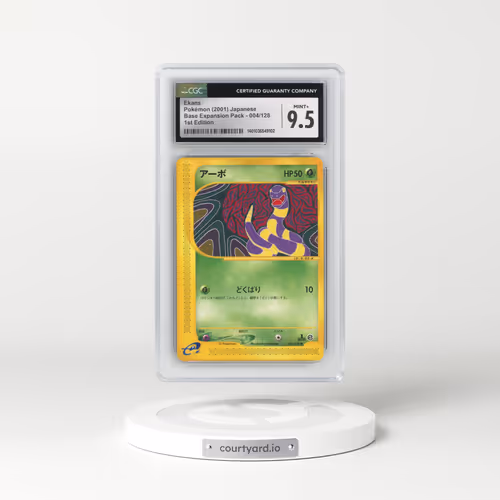 2001 Base Expansion Pack #004/128 Ekans - 1st Edition (CGC 9.5 MINT+)