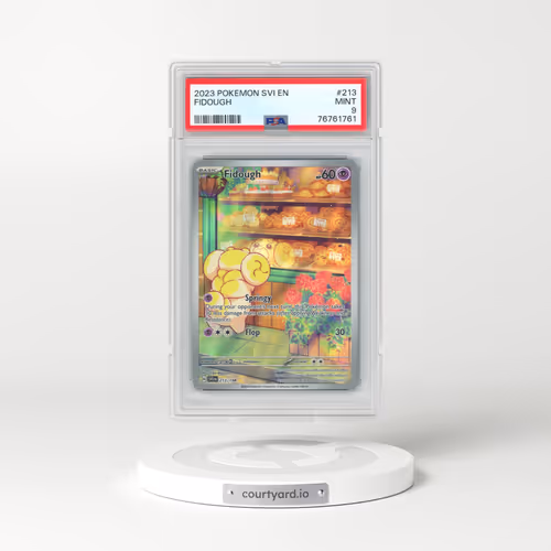 2023 Pokémon Svi EN-Scarlet & Violet #213 Fidough - Illustration Rare (PSA 9 MINT)