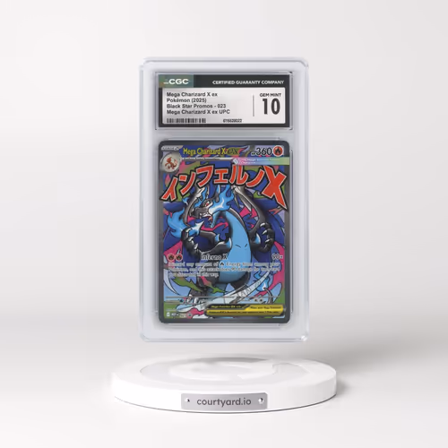 2025 Black Star Promos - Mega Evolution MEP EN #023 Mega Charizard X ex - Mega Charizard X ex Ultra