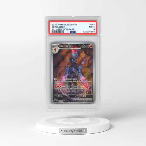 2024 Pokémon Ssp EN-Surging Sparks #197 Ceruledge - Illustration Rare (PSA 9 MINT)