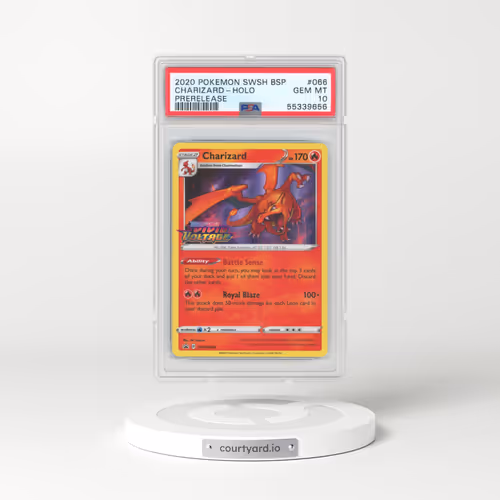 2020 Pokémon Swsh Black Star Promo #066 Charizard - Holo Prerelease (PSA 10 GEM MINT)