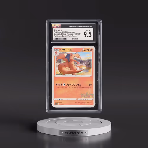 2019 Sword & Shield Promos #143/S-P Charizard - Pokémon Center Pack Purchase (CGC 9.5 MINT+)