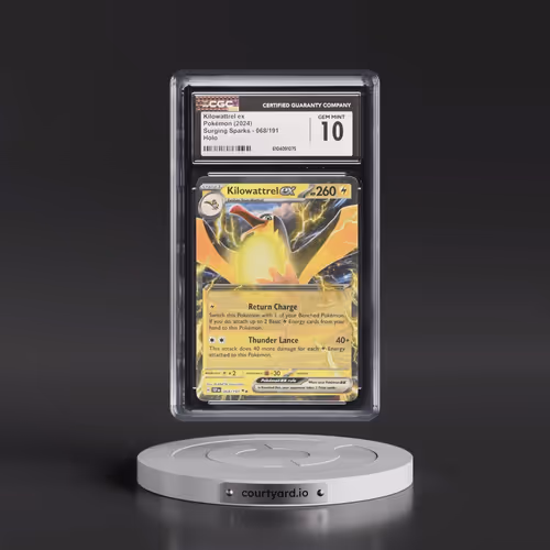 2024 Surging Sparks - SSP EN #068/191 Kilowattrel ex - Holo (CGC 10 GEM MINT)